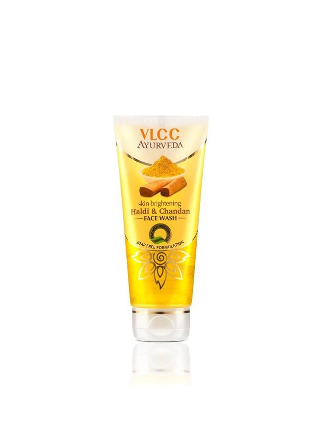 VLCC Ayurveda Skin Brightening Haldi And CHandan Facewash, 100ml, multi - Image 1